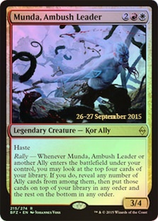 (Promo-Prerelease)Munda, Ambush Leader/待ち伏せ隊長、ムンダ